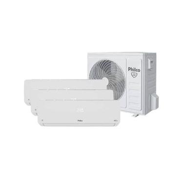 Imagem de Ar Condicionado Tri Split Philco 32000 BTUs (HW 3x12K) Quente e Frio Inverter 220V R32 PAC32QV