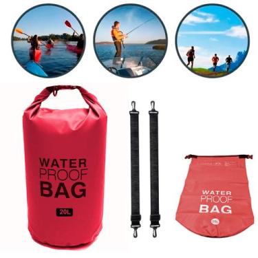 Imagem de Bolsa Impermeável Saco Bag Estanque 20 Lts Camping Trilha Praia Pesca 