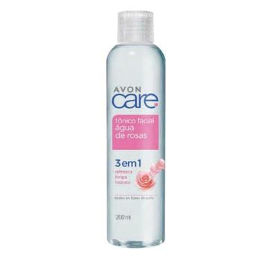 Imagem de Tonico Facial Avon Care Agua De Rosas 3 em 1 - 200ml