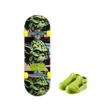 Imagem de Carrinho Skateboard Entretenimento com Tênis Hot Wheels