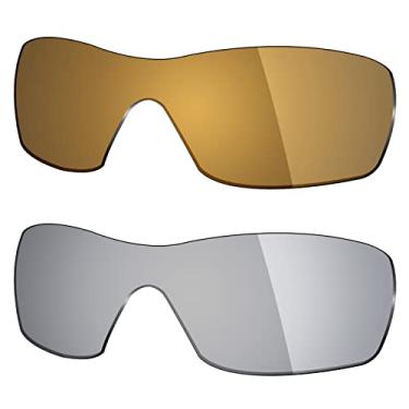 Imagem de 2 pares de lentes polarizadas de substituição da Mryok para óculos de sol Oakley Dart – Opções