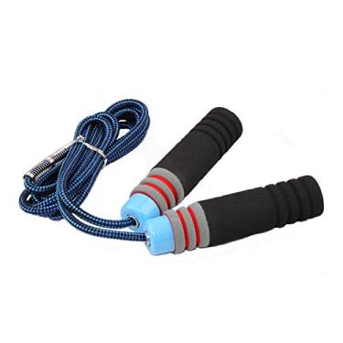 Imagem de LIANG Teste preferencial de pular corda de espuma antiderrapante alças não emaranhadas corda de pular para crianças adultas estudantes PE teste exercício aeróbio