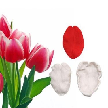 Imagem de Molde De Silicone Marcador Tulipa, Flor