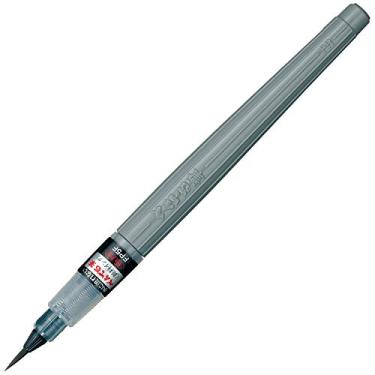Imagem de Pentel Escova XFP5F, ponta ultrafina, preta, 1,6 x 9,1 x 0,6 polegadas (40 x 230 x 15 mm)