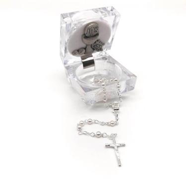 Imagem de Lembrança Primeira Eucaristia Acrilico Com Terço