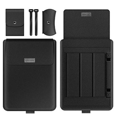 Imagem de NUTOT conjunto de quatro Capa para laptop Notebook Bolsa portátil multifuncional à prova d'água de lazer (Preto,11/12 polegadas)