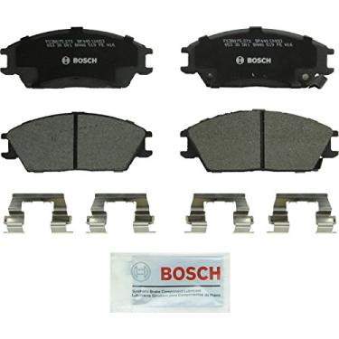 Imagem de Bosch BP440 QuietCast Premium conjunto de pastilhas de freio a disco semimetálico para Hyundai: Accent 1995-2005, 1987-1994 Excel, 1986-1987 Pony, 1991-1995 Scoupe, 1987 Stellar; Mitsubishi: 1987-1994 Precis; Frente