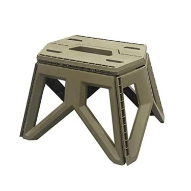 Imagem de Banquinho Dobrável Banco De Pesca Dobrável Acampamento Banquinho De Jardim Escadotes Para Adultos Escadotes Dobráveis ​​para Adultos Escadinha Mini Cadeira Tripé Pp Ar Livre Viagem