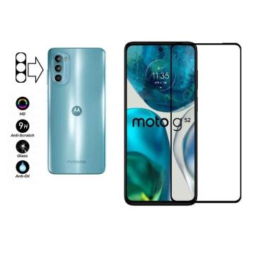 Imagem de Kit Película Nano Lente Câmera P/ Motorola Moto G52 6.6+ Película Frontal A Sua Escolha