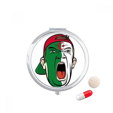 Imagem de Estojo de comprimidos para maquiagem facial Argélia bolso caixa de armazenamento de remédios dispensador de recipiente