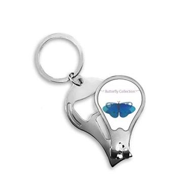 Imagem de Coleção Blue Butterfly cortador de unhas abridor de chave tesoura