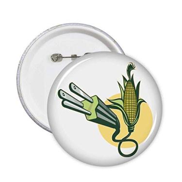 Imagem de Cabo de plugue de milho, cabo de carregamento, padrão pinos, emblema, acessório, decoração, 5 peças