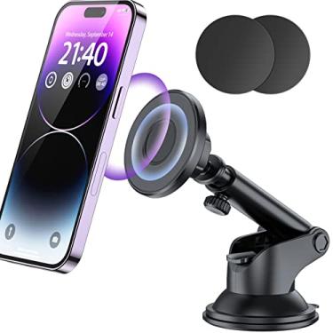 Imagem de ORIbox Suporte para telefone de carro, suporte para telefone de carro, lavável forte e pegajoso gel pad adequado para todos os celulares H141-1