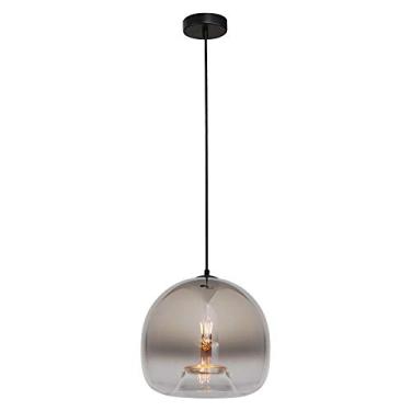 Imagem de Pendente Bella Iluminação Speculo No Voltagev Preto/ Gradiente Cromado