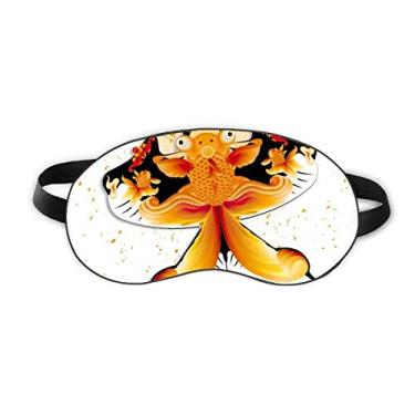 Imagem de Capa para sombra noturna macia com estampa de pipa de cultura tradicional chinesa