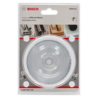 Imagem de Bosch Progressor Serra Copo para Madeira e Metal com Encaixe Rápido, Branco/Preto, 89 mm