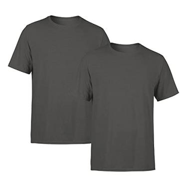 Imagem de Kit 2 Camisetas Masculina SSB Brand Lisa Algodão 30.1 Premium, Tamanho GG