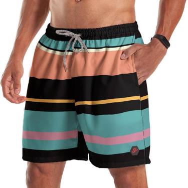 Imagem de Short Bermuda Listrado Alabama Coast Stripes-Masculino