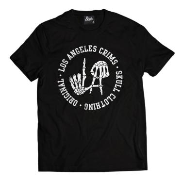 Imagem de Camiseta Skull Clothing Los Angeles Crims Masculina-Masculino