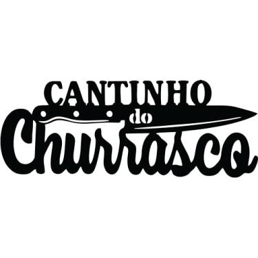 Imagem de Placa Decorativa Cantinho do Churrasco MDF 3mm