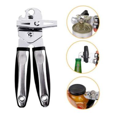 Imagem de Abridor Lata E Garrafa Em Aço Inox Cerveja Resistente