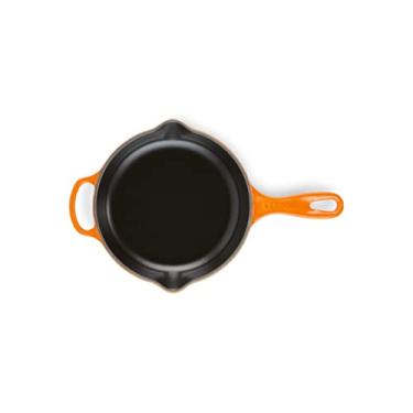 Imagem de Le Creuset Skillet Redonda 20 cm com Alça Ferro Fundido Esmaltado Signature Laranja