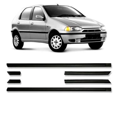 Imagem de Jogo friso lateral palio 4pts 1996 97 98 99 2000 6pcs preto