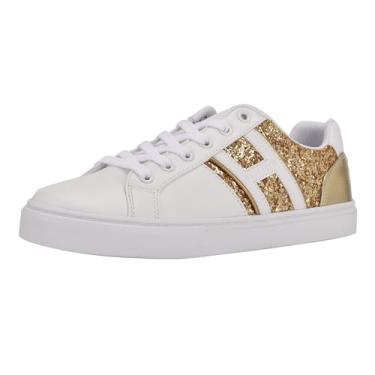 Imagem de Tommy Hilfiger Lemii Tênis feminino, Glitter dourado, 40