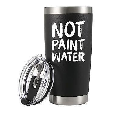 Imagem de Not Paint Water Painter Artista Isolado a Vácuo Copo de Aço Inoxidável 304 590 ml Arte Engraçada Agradecimento do Professor Aniversário Pintura Dia Caneca de Viagem Isolada Para Quente e Fria