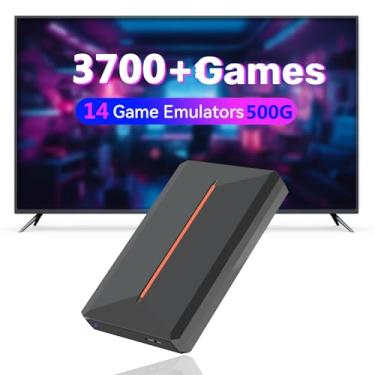 Imagem de iPalet Console de jogos retrô com HDD de 500 GB, mais de 3700 jogos embutidos, sistema Launchbox, 32 emuladores, Plug & Play, USB 3.0 até 6G/s