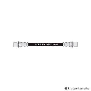 Imagem de Flexivel do Freio Traseiro 366mm Chevette 76 / 78 - NORFLEX