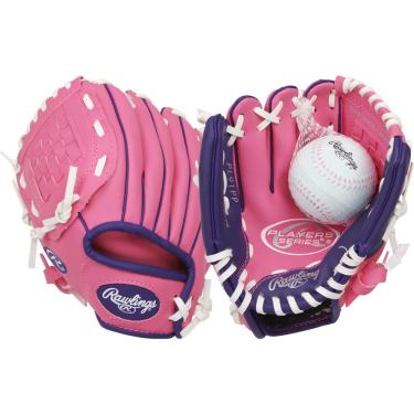 Imagem de Luva de beisebol Rawlings players Series T-Ball Youth 9 rosa