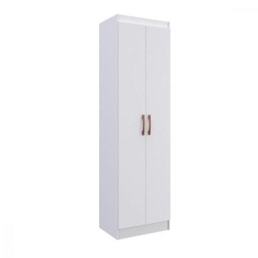 Imagem de Armário Multiuso Ibiza 2 Portas 4 Prateleiras Doripel, BRANCO