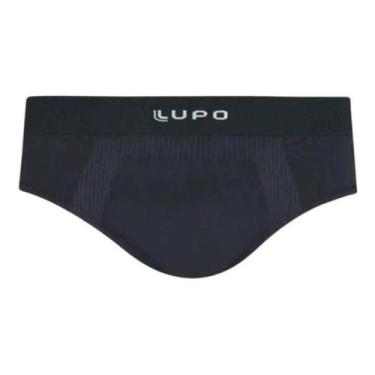 Imagem de Cueca Slip Masculino Lupo Micromodal 681 Premium Sem Costura, Preto, P