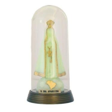Imagem de Imagem Nossa Senhora Aparecida Fosforecente com Redoma - Hollyx