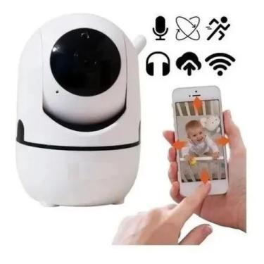 Imagem de Mini Camera Ip Wifi Hd Onvif Sensor Movimento Automatico - inova