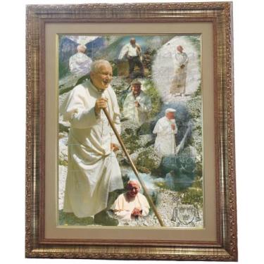Imagem de Quadro de São João Paulo I I , Mod. 5, Tam. 53x43cm. Angelus