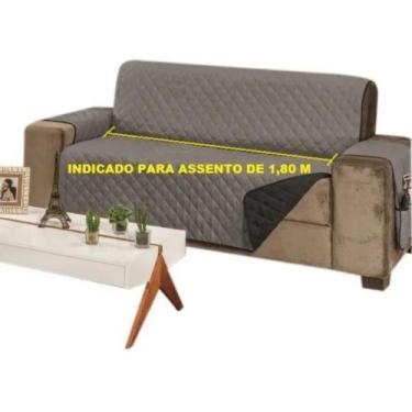 Imagem de Capa protetora sofa 3 lugares king 1.80 dupla face Manu - RIOS ENXOVAI