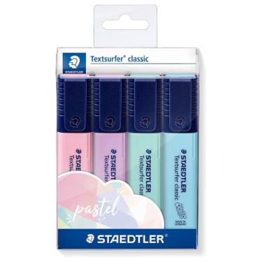 Imagem de Marcador de Texto Staedtler Textsurfer com 4 Cores Pasteis