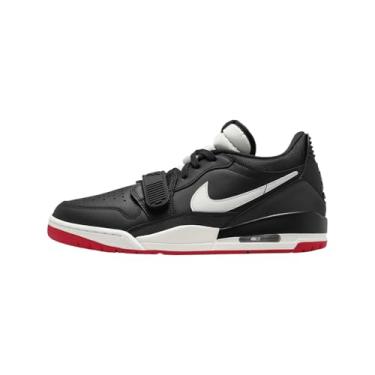 Imagem de Tênis masculino Air Jordan Legacy 312 Low (HJ9029-010, preto/vermelho universitário), Preto/vermelho universitário/vela, 45