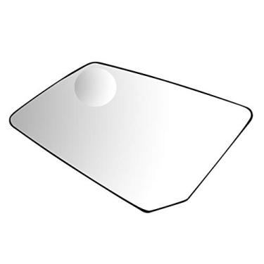 Imagem de DNA MOTORING Espelho retrovisor esquerdo estilo de fábrica OEM-MG-0521 + espátula redonda e placa de lente de vidro aquecida, prata