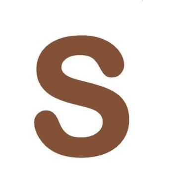 Imagem de Letras em EVA Alfabeto Marrom - 14cm - Extra Festas, S