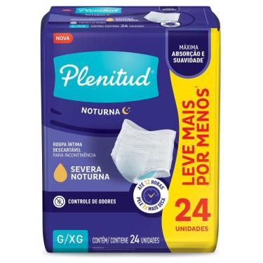 Imagem de Roupa Íntima Plenitud Noturna G/XG com 24 Unidades