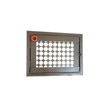 Imagem de Frente Hidrômetro Tela Moeda Com Porta Cadeado 50x40cm - Brassol