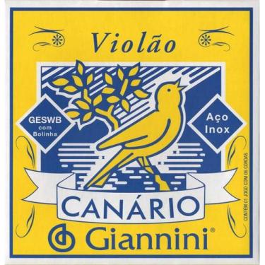 Imagem de Encordamento Canario Violao Aco C/ Bolinha - Giannini