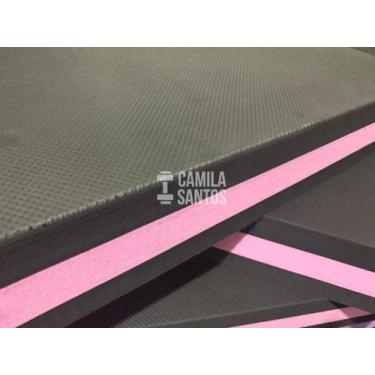 Imagem de Kit 2 Step Eva 60x28x10cm Academia/aeróbica/fitness, Rosa