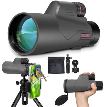 Imagem de EASTPOLE Monocular 15x156 cm para Observação de Pássaros, Caminhadas, Acampamento, Vida Selvagem, Ocular Ajustável, Lentes Totais Revestidas, Armadura de Borracha, Aderência