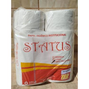 Imagem de Papel Higiênico Rolão 8 Rolos x 300 Metros 100% Celulose Direto da Fab