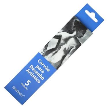 Imagem de Carvão Vegetal para Desenho Profissional Sinoart 5 Unidades