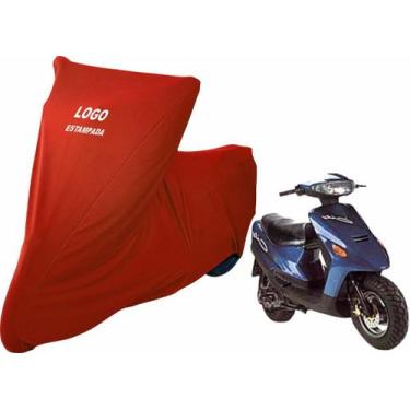 Imagem de Capa Protetora De Cobrir Moto Agrale Force City Com Logo - Mz, Vermelh